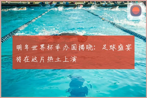 明年世界杯举办国揭晓：足球盛宴将在这片热土上演